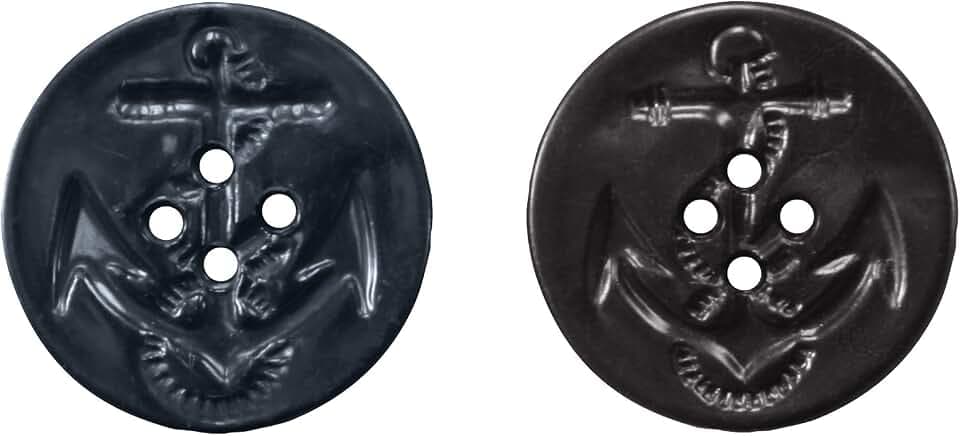 Rothco Peacoat Buttons - Bag of 25 (Black)