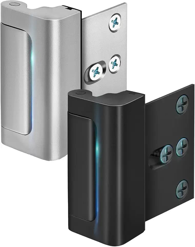 Door Reinforcement Lock Withstands 800lbs of Force Door Lock for Kid Safety