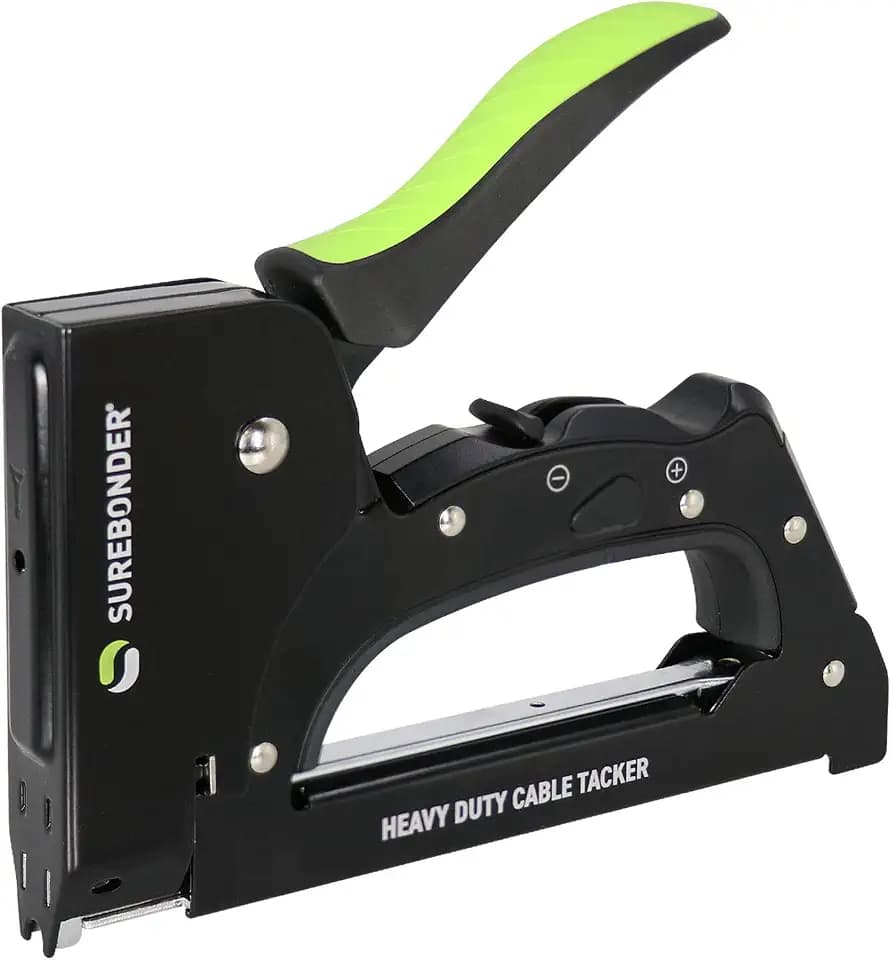 Cable Tacker Heavy-Duty Manual Staple Gun