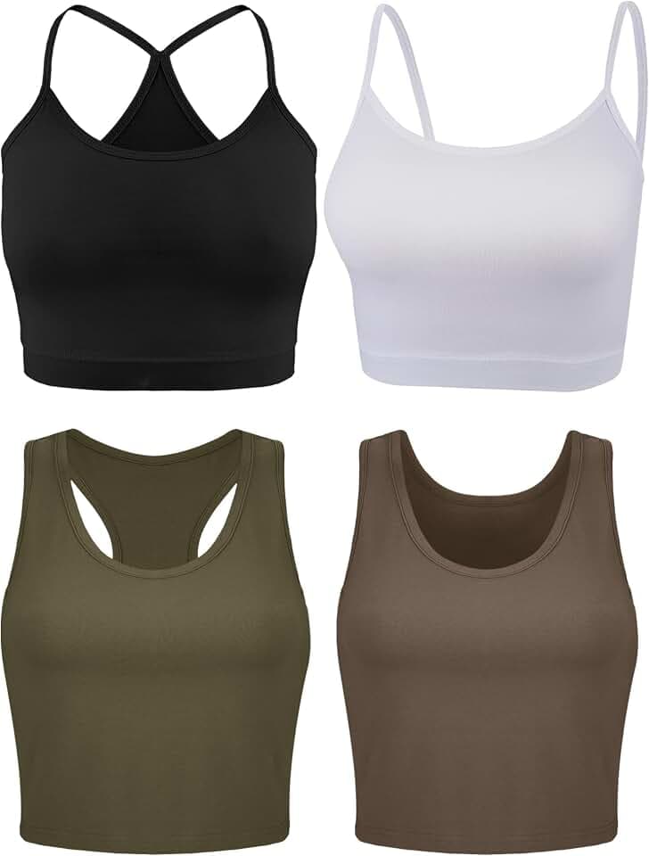 Boao 4 Stücke Crop Tank Top