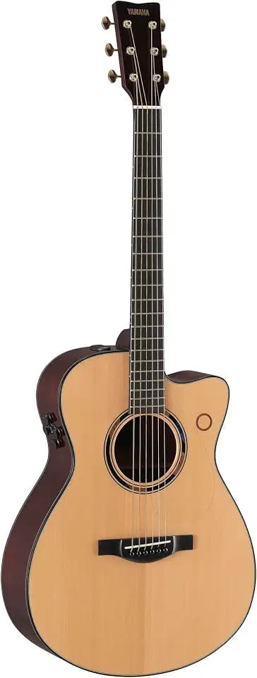 Yamaha TAS3 C TransAcoustic Guitar (2nd Gen), Natural Finish with Hard Bag