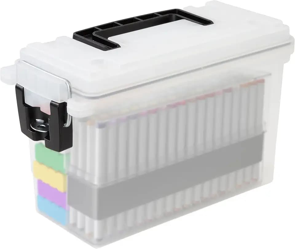Sheffield 12635 Ammo Box Made in USA Stackable Lockable Ammo Storage Box