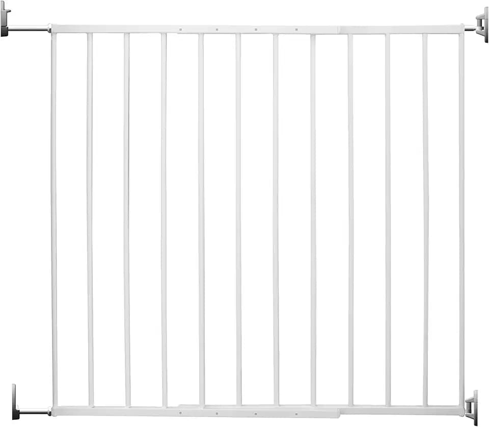 reer Türgitter und Treppengitter Basic zum Schrauben, Metall, stabiler Halt, Durchgangsbreite 68-106cm
