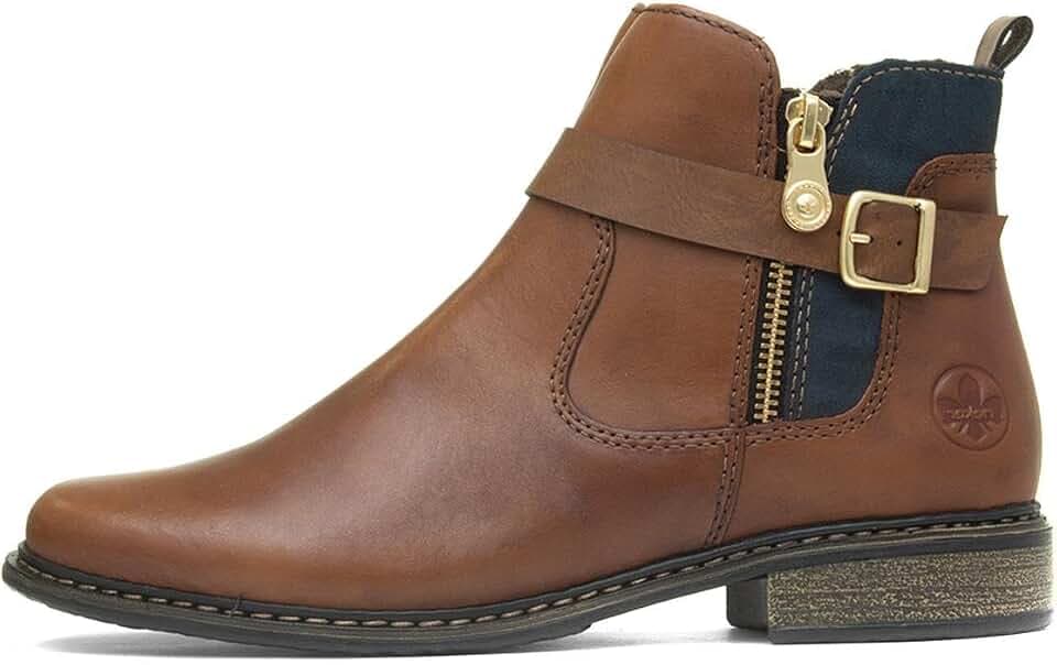Rieker Z4959-22 Stiefelletten/Boots Damen Braun Low Boots Shoes
