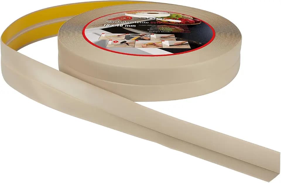 ProfiPVC Weichsockelleiste selbstklebend aus PVC 18x18mm 5m Beige