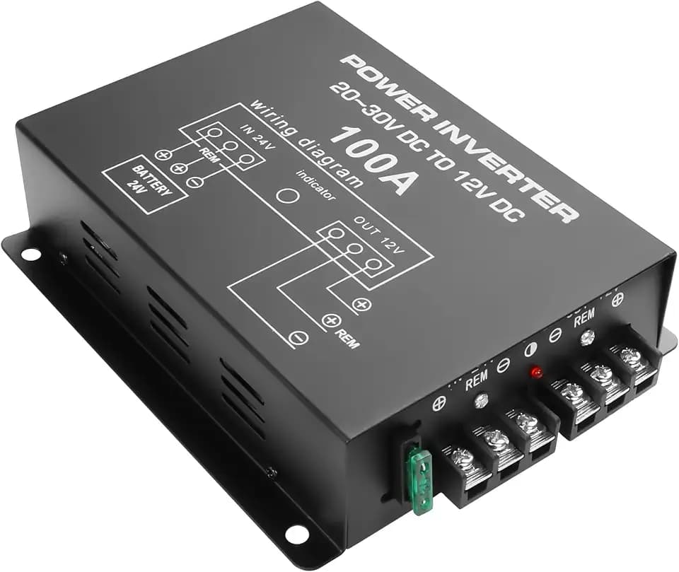 XMSJSIY DC 24V to 12V Step-Down Voltage Converter 100A 1200W