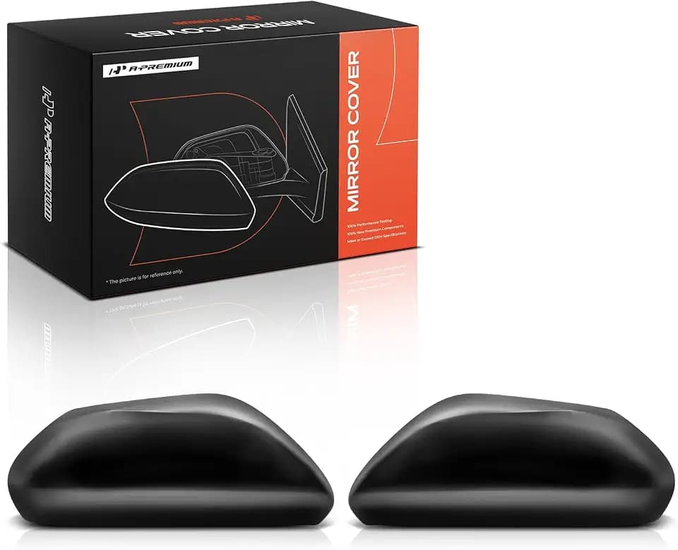 A-Premium 2 PCS Driver and Passenger Side Rearview Mirror Covers Caps