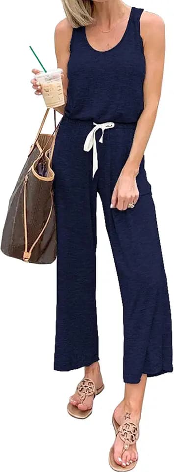 PRETTYGARDEN One Piece Jumpsuits for Women Wide Leg Romper
