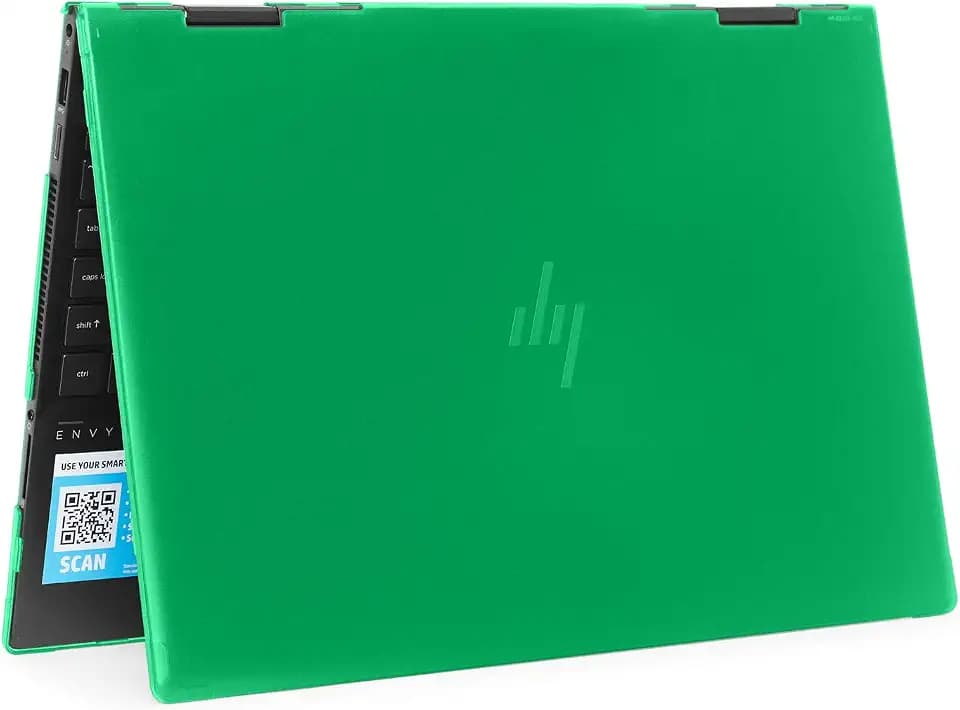 mCover Case Compatible for 2020~2022 15.6" HP Envy x360 15-EExxxx (AMD CPU) / 15-ED (Intel CPU) Series Laptop ONLY (NOT Fitting Any Other HP Models) - Green