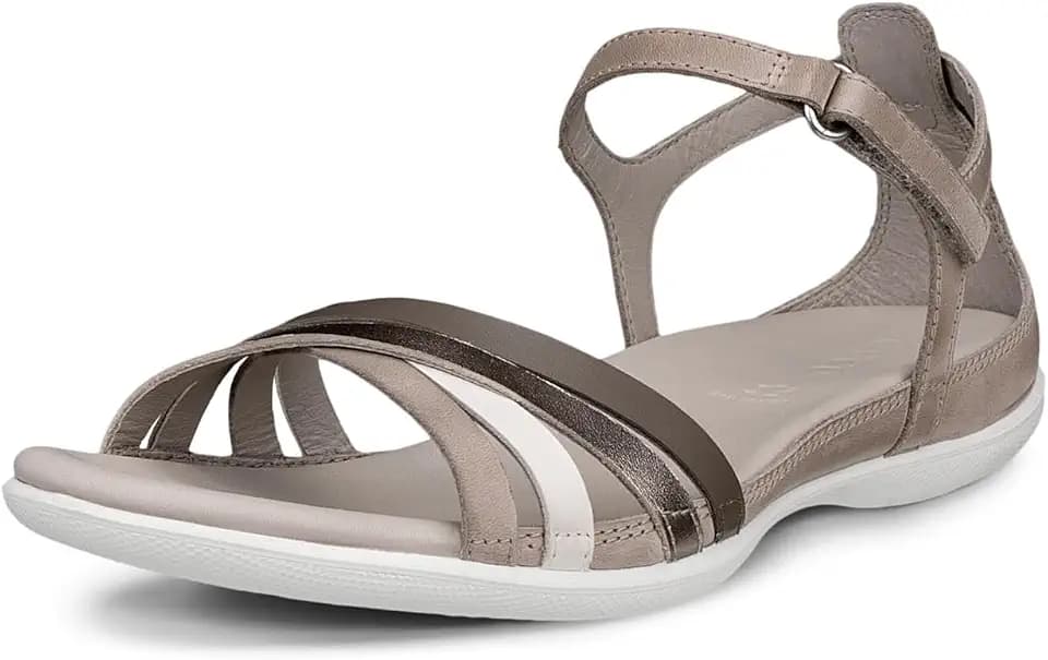 ECCO Flash Leather Ankle Strap Sandals