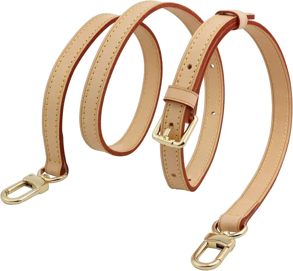Genuine Vachetta Leather Crossbody strap Genuine leather Adjustable Replacement Strap for Shoulder Bag Handbag Purse