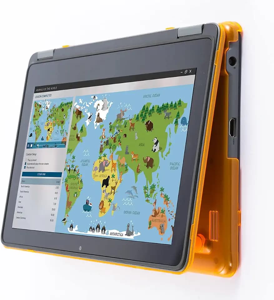 mCover Hard Case ONLY Compatible with 2021-2023 11.6" Dell Latitude 3120/3140 Education 2-in-1 Convertible (with 360° Hinge) Laptop (NOT Fitting Other Dell Models) - Orange