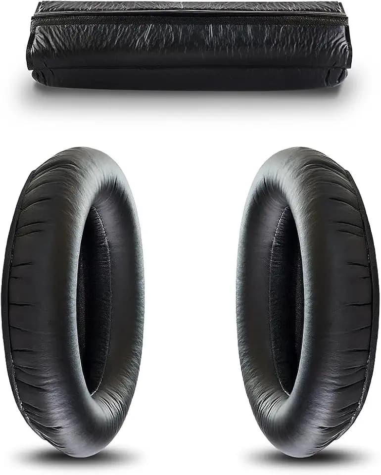Pads Compatible with Sennheiser HD280 Earpads and Headband Pad Kit Replacement for HD 280 (PRO) HMD280 Ear Pads Headphones Cushion Padding Black