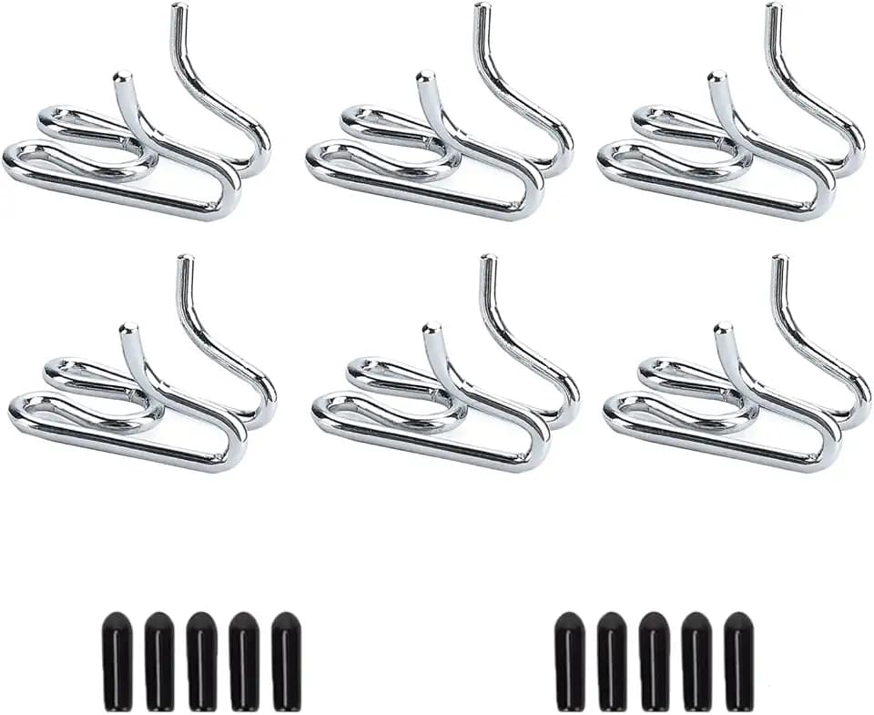 6 Pack Extra Links Prong Collar for Dog- Replacement 2.5mm Stainless Steel Pinch Collar for Dogs Links Extra Training Collar Links Fit Thickness Measure