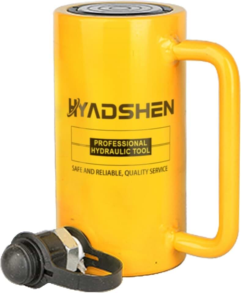10 ton 6" Stroke Hydraulic Cylinder Long Jack Porta Power Ram Single Acting Lifting Cylinder Retract Automatically for Shipbuilding Bridge