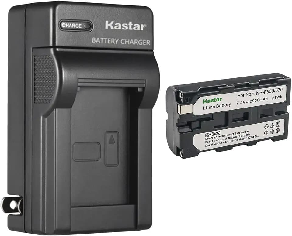 Kastar 1-Pack Battery and AC Wall Charger Replacement for Sony DCR-TRV210 DCR-TRV220 DCR-TRV310 DCR-TRV315 DCR-TRV320 DCR-TRV410 DCR-TRV420 DCR-TRV49 DCR-TRV5 DCR-TRV510 DCR-TRV520 DCR-TRV525