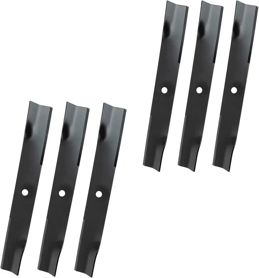 Keycci 795526 Lawn Mower Blades, Compatible with 52" Hus-tler Fast Track, Raptor, Z, Mini Z, Super Mini Z and Super Z Lawn Mower, Replace 603995 783753 795526 30227-52X 92-044 11557 350691 6 Pack
