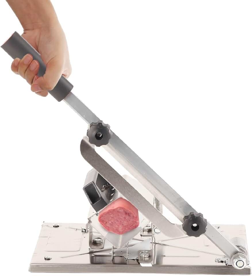 Manueller Fleischschneider, Gefrorener Fleischschneider, Edelstahl-Fleischschneidemaschine, Jerky Slicer Für Die Hausmannskost, Rindfleisch, Hammelfleisch, Rolle, Hot Pot