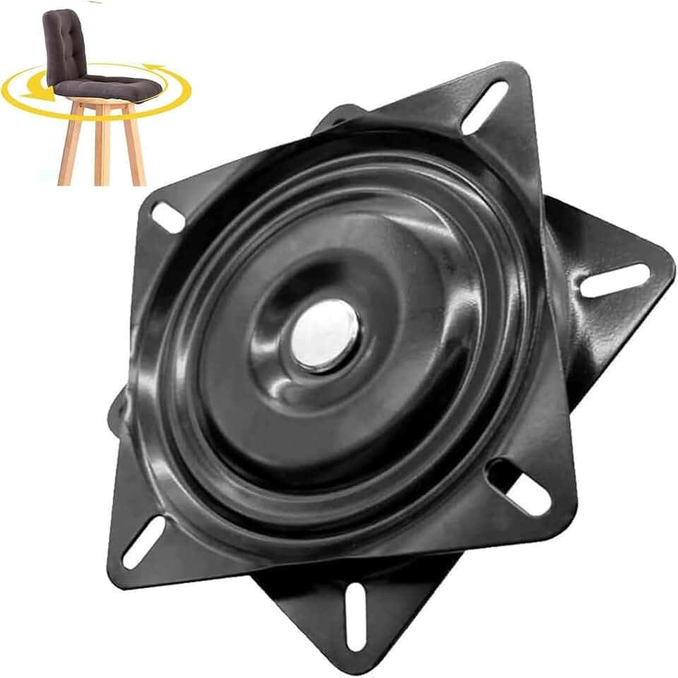 Universal Möbel Drehteller, Metall Möbel Drehteller, Drehbeschlag Schwerlast, 360° Grad Swivel Drehteller, 190 * 190 * 28 mm, 260 kg Tragkraft, Für Hocker, Tische, Bücherregale (7,5 inch)
