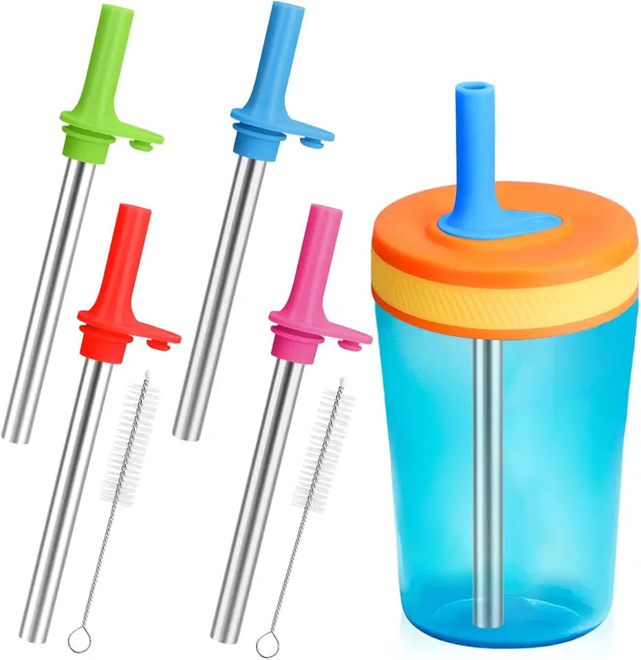 Mity rain Metal Straw Replacement for Zak Toddler Cup 12oz 15oz