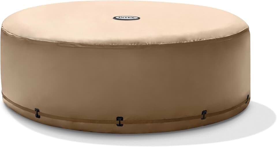 Intex Energieeffiziente Spa-Abdeckung, Größe: 198 cm (Durchmesser) x 72 cm (H) (28523)