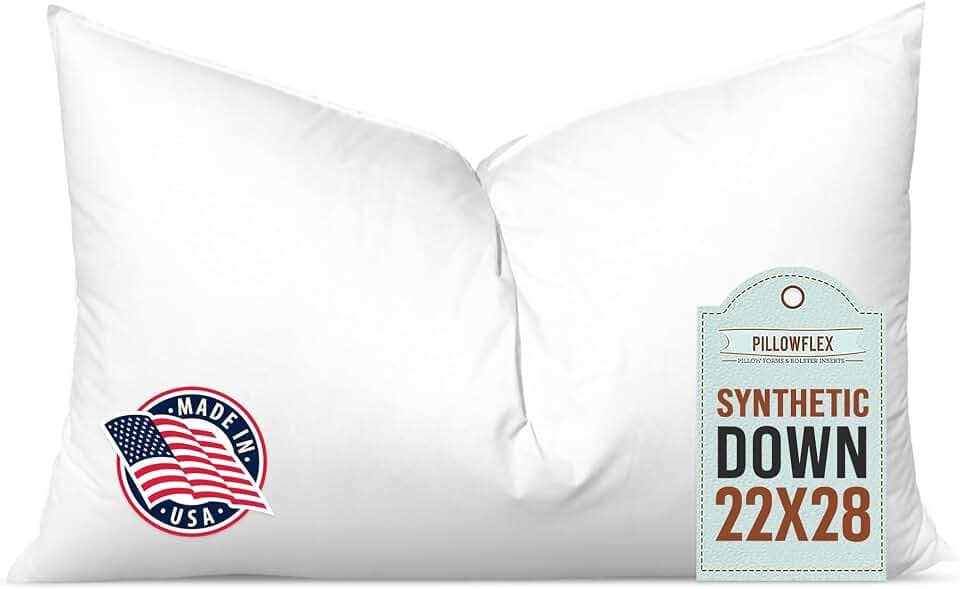 Pillowflex Synthetic Down Pillow Insert 22x28 in - Karate Chop Pillow