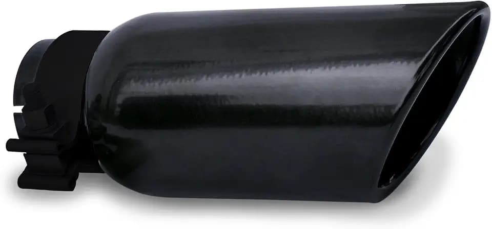 Go Rhino Exhaust Tip | Stainless Steel, Black | GRT234410B | Fits 2 ¾" Diameter Exhaust Tubes
