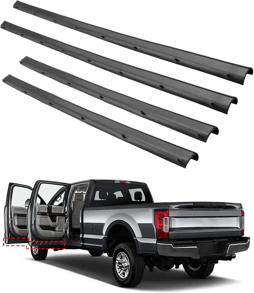 Lower Door Weatherstrip Set Fit for Ford Super Duty Crew Cab 1999-2016