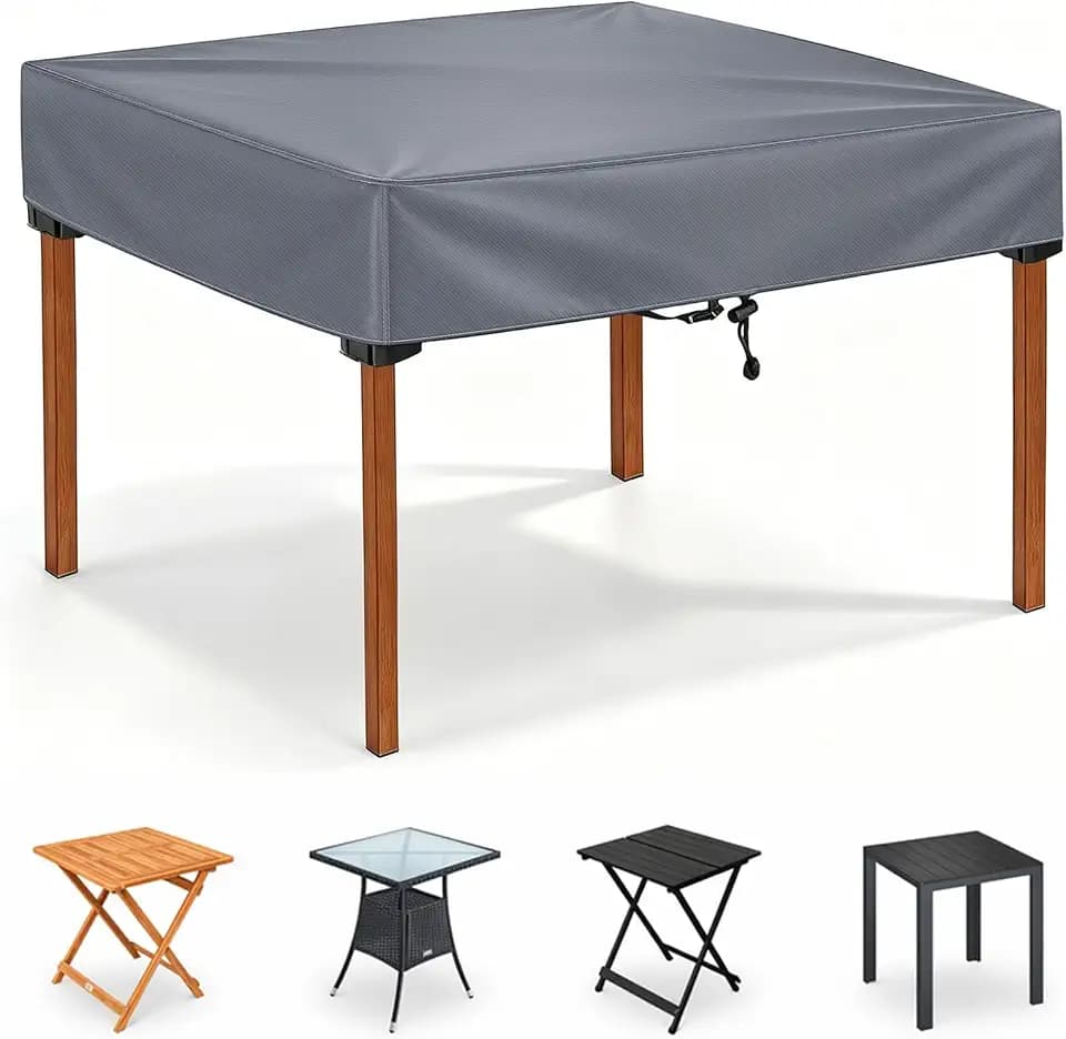 Gartentisch Abdeckung Wasserdicht 70 x 70 x 15cm