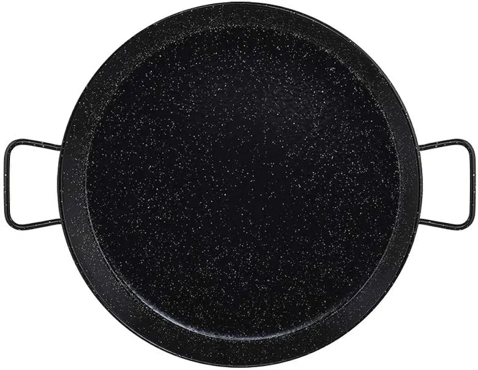 Metaltex - Paellabehälter aus emailliertem Stahl, 12 Portionen, 46 cm