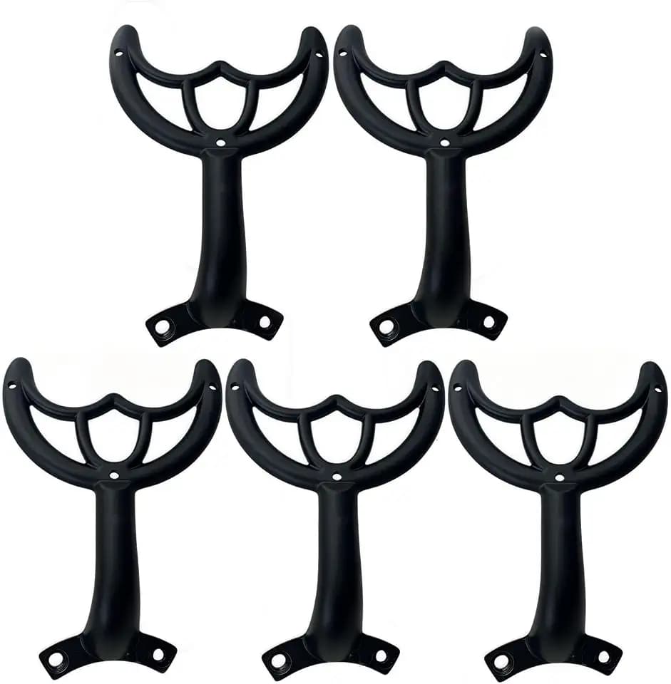 5 Pcs 52’’Ceiling Fan Blades Arms Replacement,Ceiling Fan Blades Arms Replacement Parts Mounting Bracket Kit for Replacing The Worn FanBlades,Keep The Balance and Good Performance (Black)