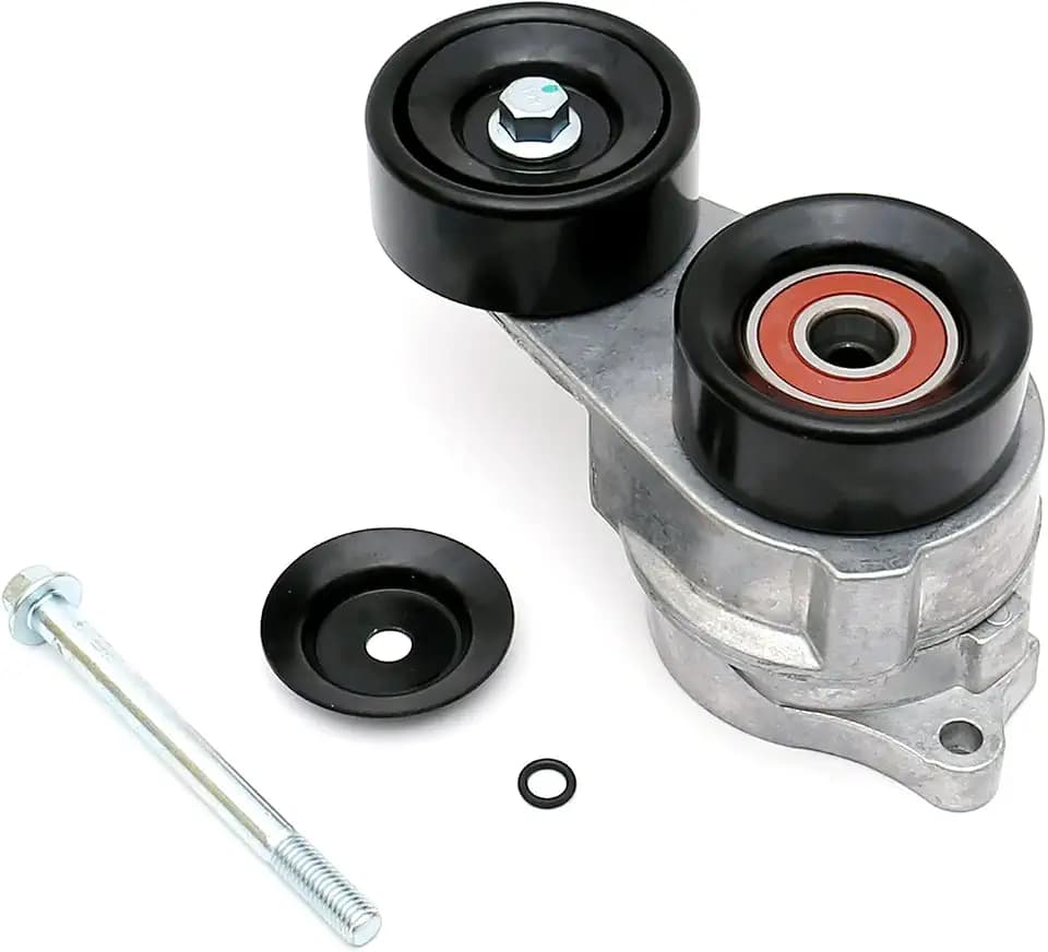 HICKS 89369, 38332 Drive Belt Tensioner Pulley Assembly Fit For 2007-2013 Acura MDX (3.7L V6 AWD), 2004-2008 Acura TL (3.2L V6 FWD), 2003-2007 Honda Accord 3.0L V6 FWD (Not Fit Hybrid)