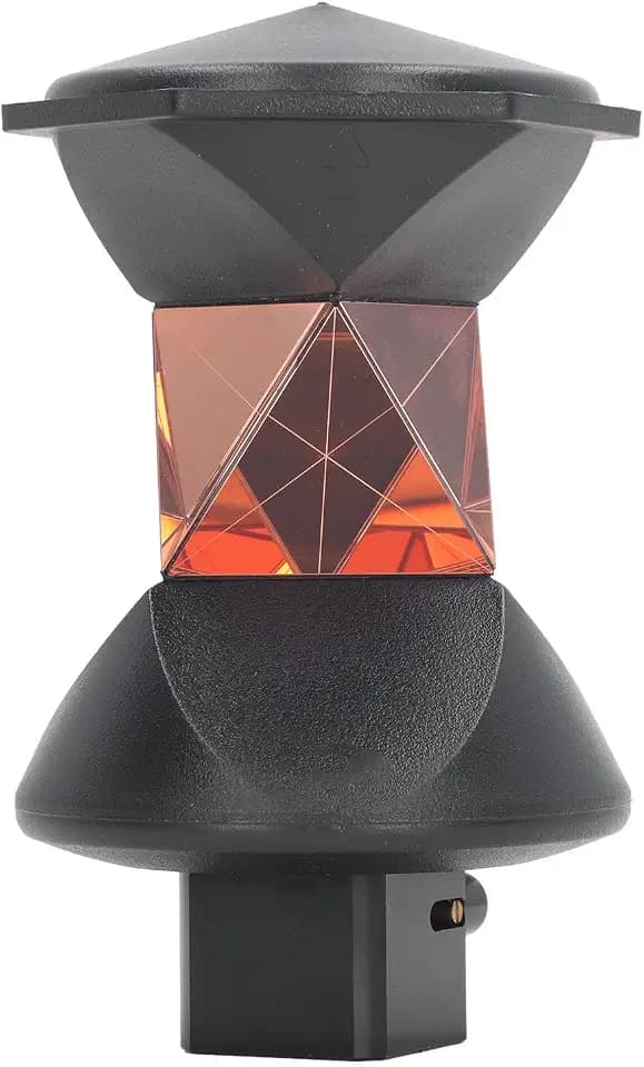 Universelles Totalstationsprisma, 360°-Prisma, Totalstationsprisma, Reflektor, Automatische Verfolgung, Hochpräzise Messfolie, Dreieckiges Prisma, Wasserwaagen