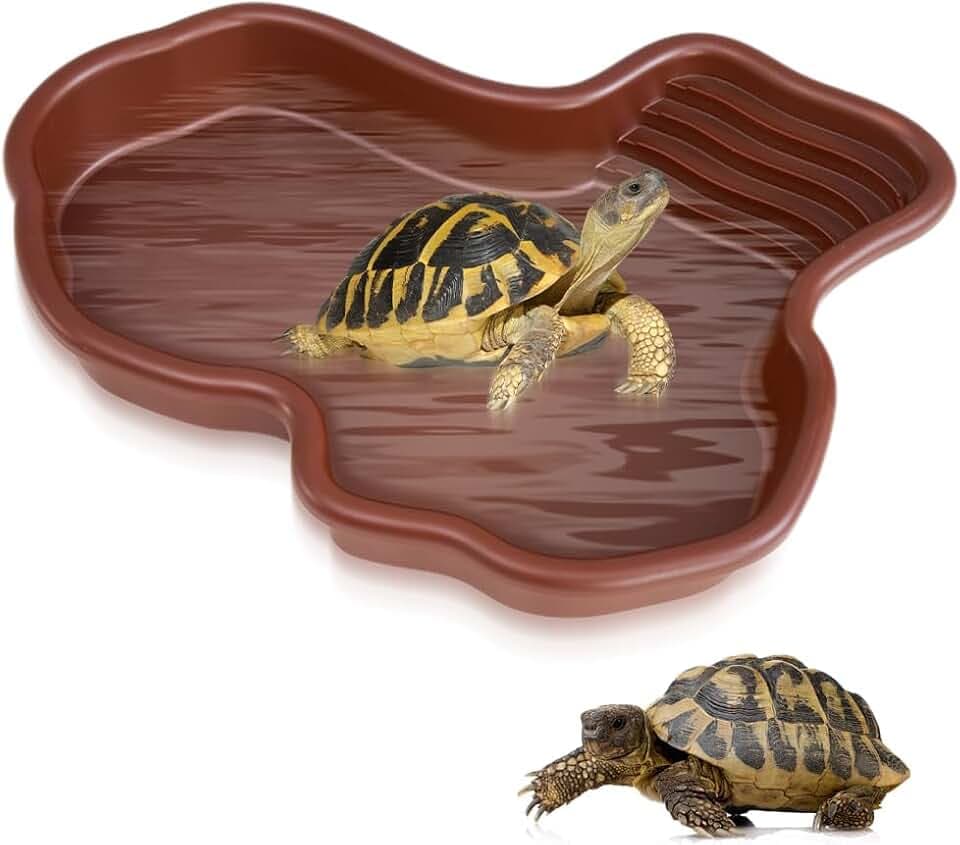 Reptilien Badebecken, Schildkröten Wasserschale Reptilien Wasserschale Reptilienschale Für Nahrung Und Wasser, Reptilien-Badebecken