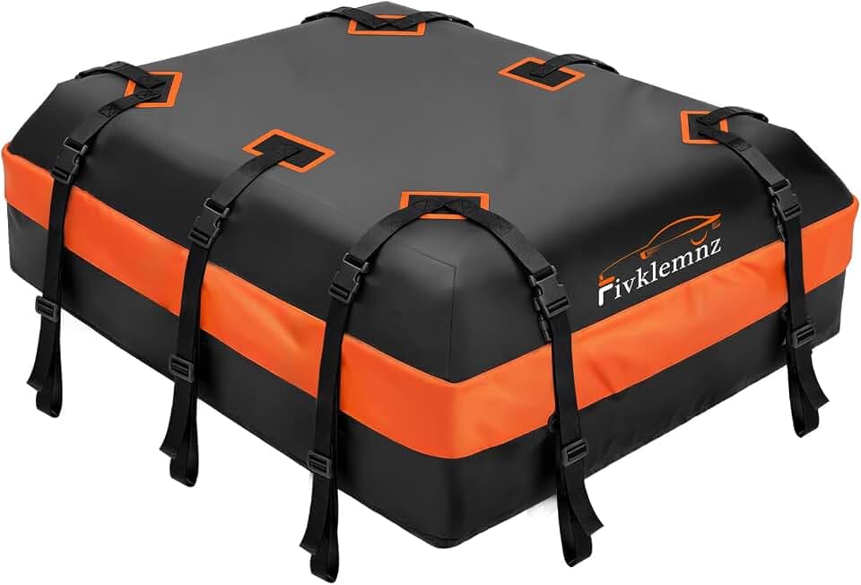 FIVKLEMNZ 21 Cubic Rooftop Cargo Carrier Waterproof Soft Roof Top Cargo Bag