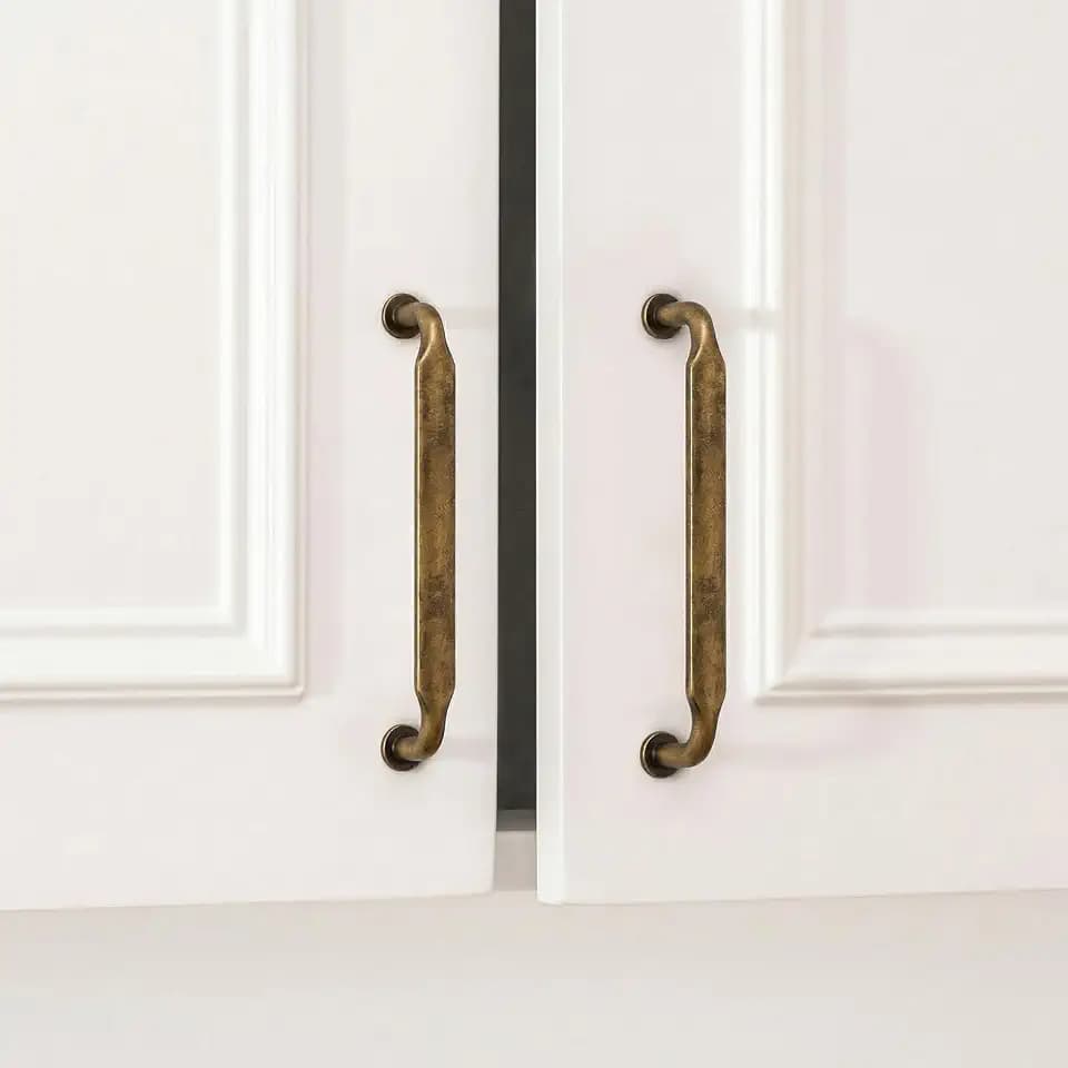 Goldenwarm 20 Pack 5 Inch Antique Brass Cabinet Pulls Retro Drawer Pulls