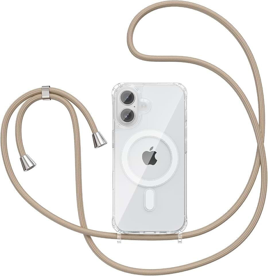 Magnetic Case for iPhone 16 6.1",Khaki