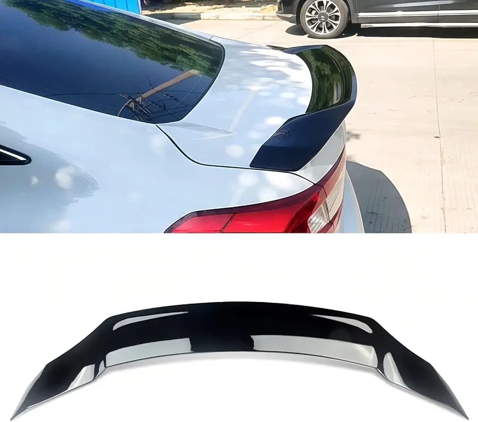 Rear Spoiler Glossy Black for Honda Accord 2018 2019 2020 2021 2022