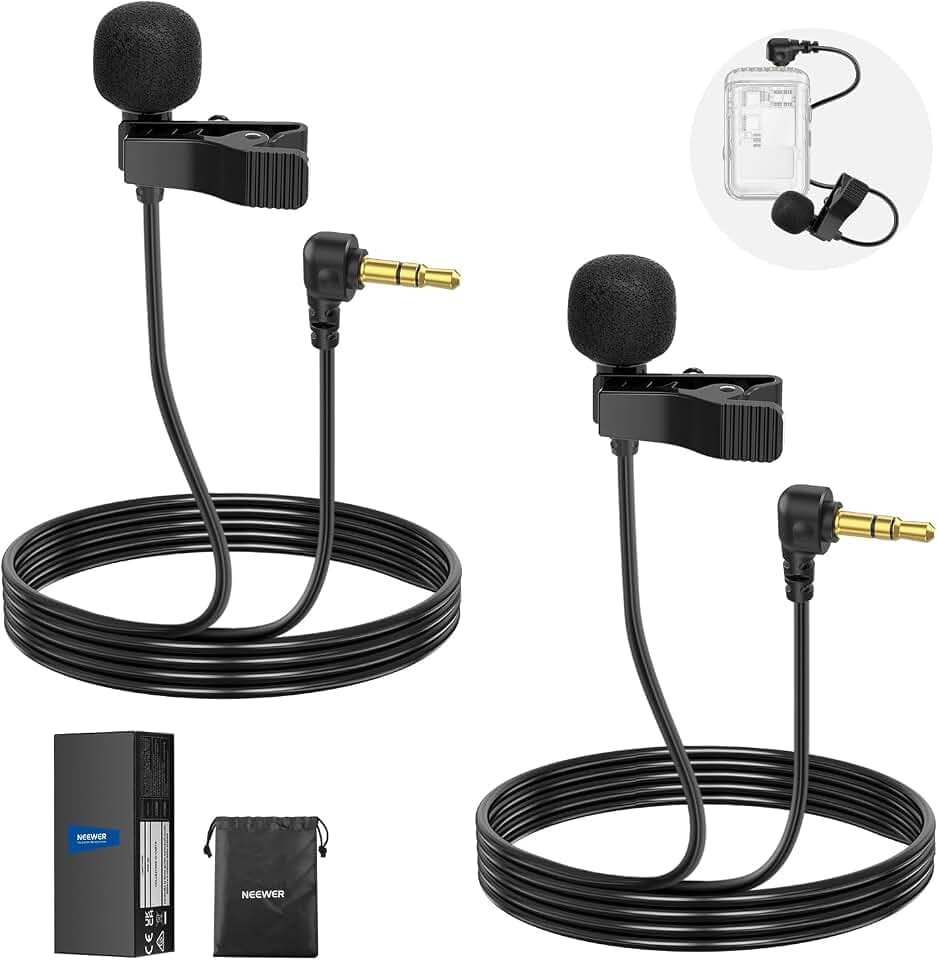 NEEWER Mini Lavalier Mikrofon (2 STK.), LM5