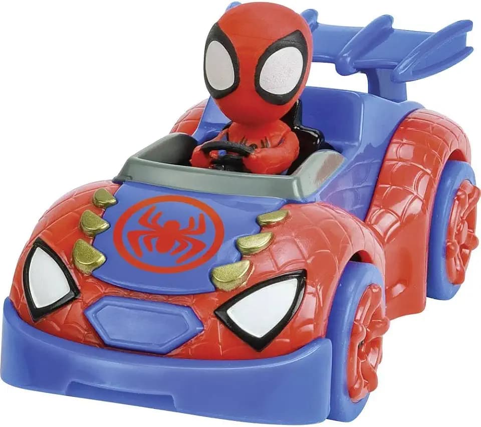 Carrera - 20065032 - Spidey | Maßstab 1:50 Fahrzeug | Spannende Abenteuer auf der Rennbahn | Detailgetreues Design | Marvel-Lizenz | Inkl. 1 Fahrzeug | Sofort einsatzbereit für stundenlangen Spielspaß