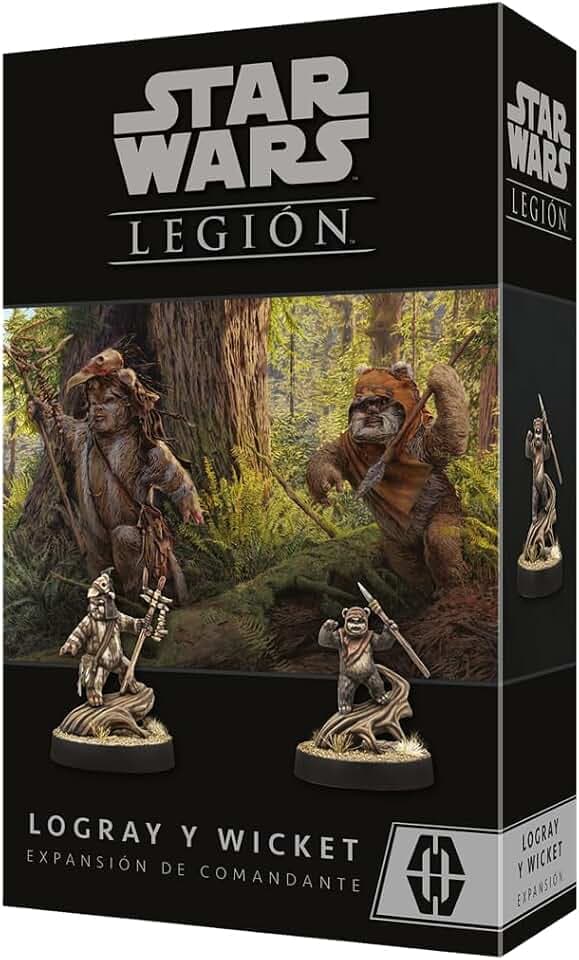 Atomic Mass Games Star Wars Legion - Logray und Wicket - Miniaturspiel auf Spanisch