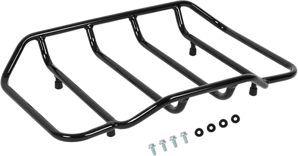 ALMULOO Motorcycle Trunk Luggage Rack Compatible with Harley