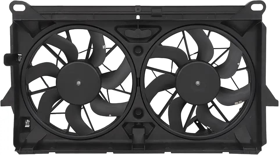 SCITOO Radiator Cooling Fan Compatible with Cadillac 2007-2013 Escalade EXT