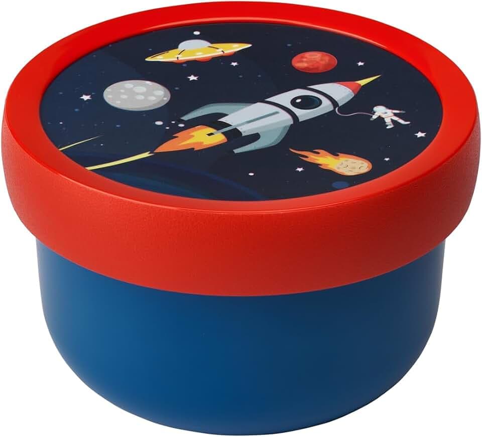 Mepal - Obstbox Campus - Snackbox für Kinder - Spülmaschinen- und mikrowellenfest - BPA-frei - 300 ml - Space