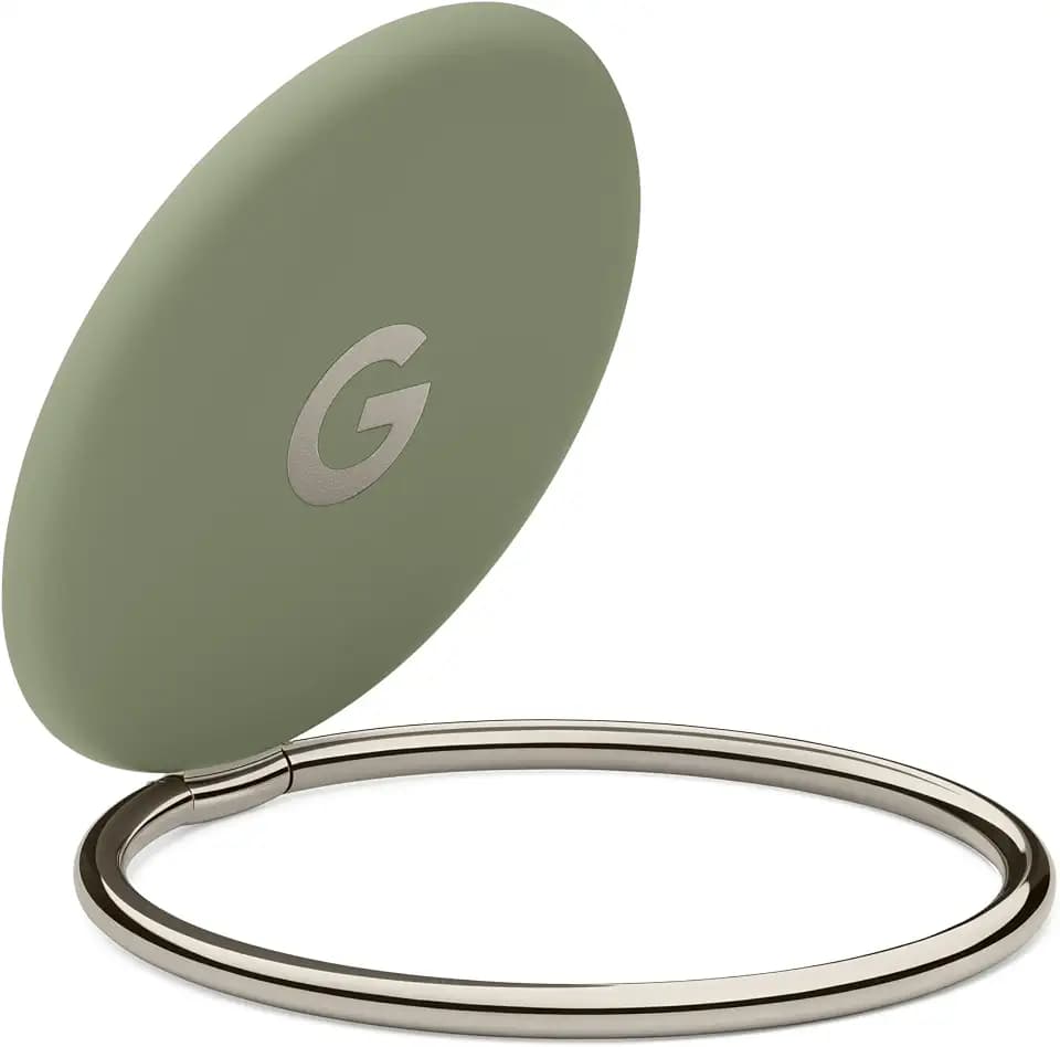 Google Pixelsnap Ring Stand - Qi2 Compatible - Hands-Free Viewing - Olive