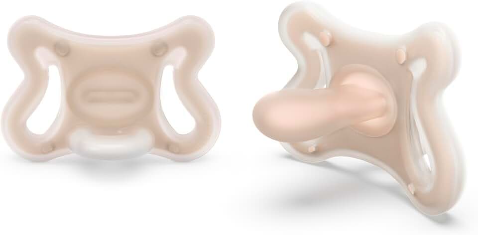 Suavinex, 2er Pack Neugeborenen Schnuller Zero Zero, physiologischem SX Pro Sauger für Babys von -2 bis 2 Monaten, für Frühgeborene, Hypoallergen, Geeignet für empfindliche Haut, Skin-Friendly, Light