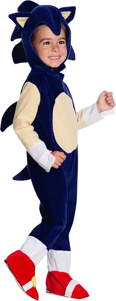 Rubie's Baby Boys' Sonic Romper Costume, Multi, 1-2 Years
