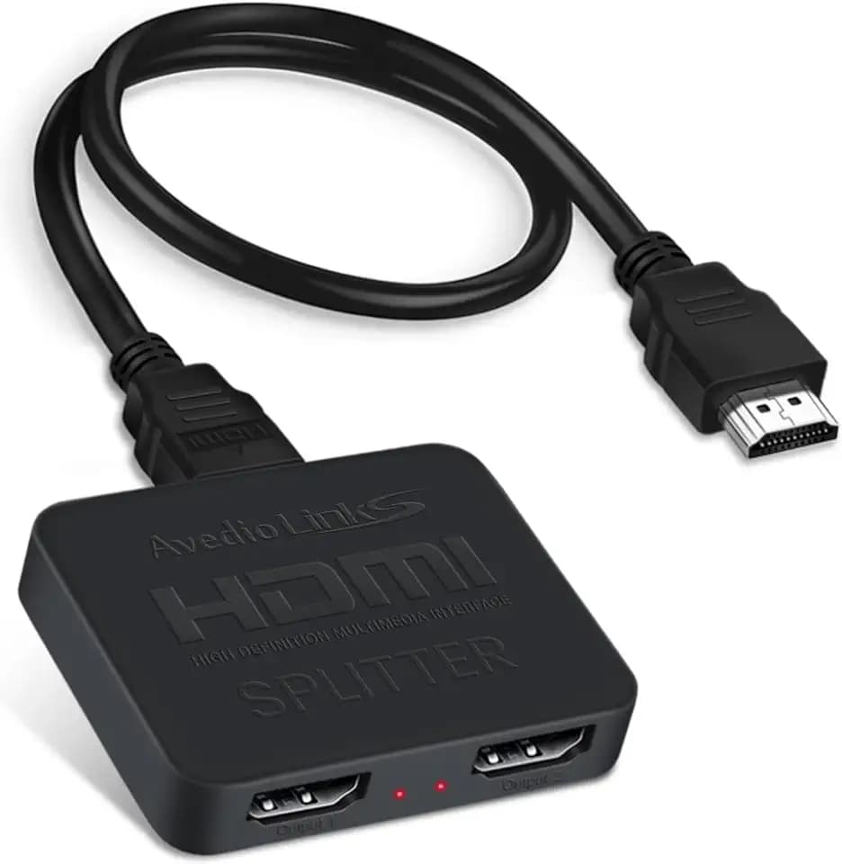 avedio links 4K@60Hz HDMI Splitter 1 in 2 Out, Mirror Same Screen Only