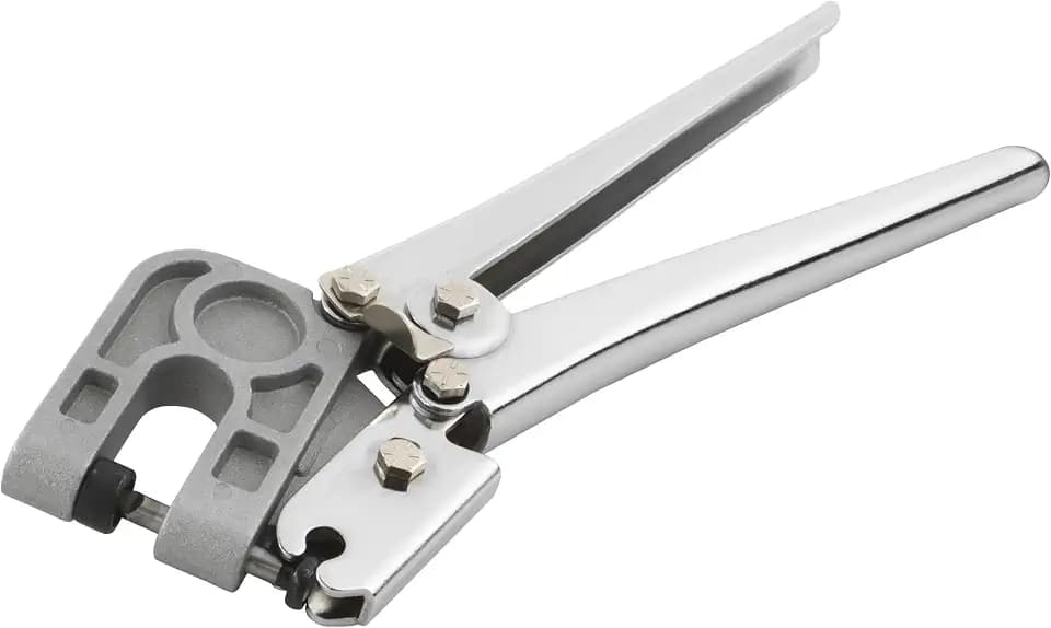 wolfcraft Profil-Verbindungszange, Krimpzange für Metallprofile | unverzichtbar im Trockenbau, schnelles und dauerhaftes Verbinden von C- und U-Metallprofilen - 4029000