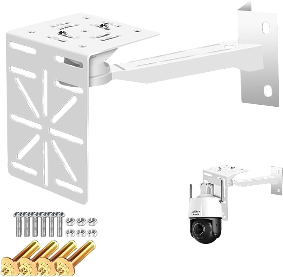 Flexible und Stabile Kamera Wandhalterung für Ring Kamera Halterung Outdoor, Eckhalterung Kamera Außen, Halterung für Überwachungskamera und Videoüberwachungssysteme, Masthalterung